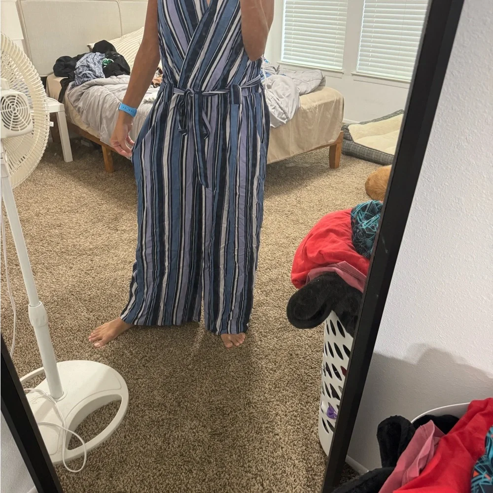 Stripped Jumpsuit - Picture 2 of 2